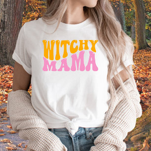 T-shirt Maman sorcière mignonne Maman sorcière Halloween