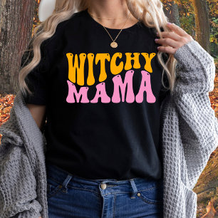 T-shirt Maman sorcière mignonne Maman sorcière Halloween