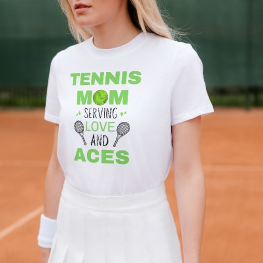 T-shirt maman Tennis Funny - Amour et As