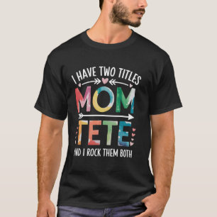 T-shirt Maman Tete Cadeau drôle de fête des mères Maman