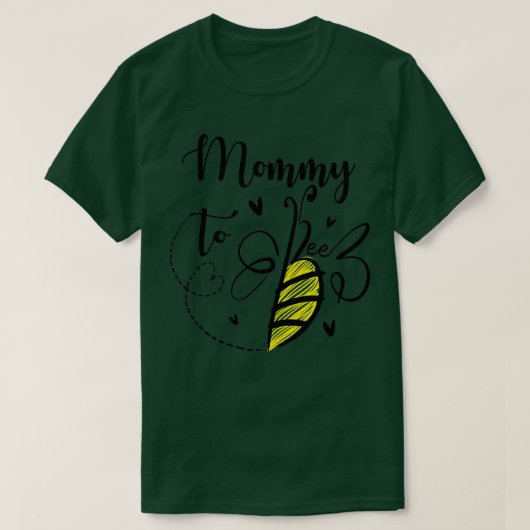 T-shirt Maman to Bee Pregnancy Faire-part Sexe Révéler (Design devant)