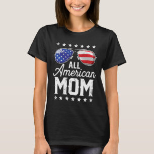 T-shirt Maman tout à fait américaine lunettes de soleil 4