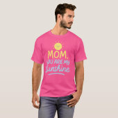 T-shirt Maman, tu es mon soleil - mignonne Mère's Day Hand (Devant entier)