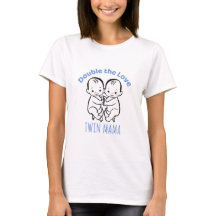 T-shirt maman Twin | Doubler l'Amour Fête des Mère