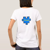 T-shirt Maman unique fière d'autisme (Dos)