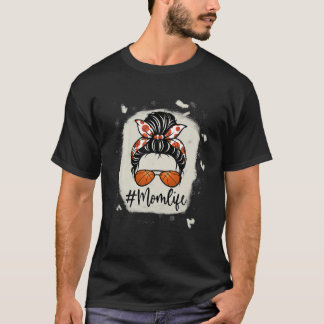 T-shirt Maman Vie Basket Bleached S Basketball Mère