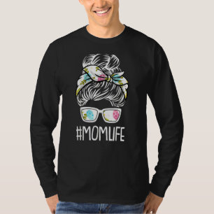 T-shirt Maman Vie Pâques Jour mignon Bun Oeuf Printemps Pa