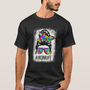 T-shirt Maman vie sensibilisation autisme Toupet décoiffé