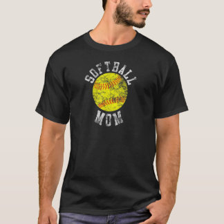 T-shirt Maman vintage de softball