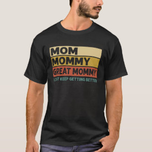 T-shirt Maman vintage maman maman maman grand maman Je con