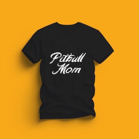 T-shirt Maman Vintage Pitbull