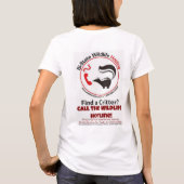 T-shirt Mamans fières de raton laveur (Dos)
