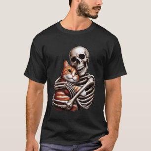T-shirt Mamans Papas de chats effrayants Halloween - Câlin