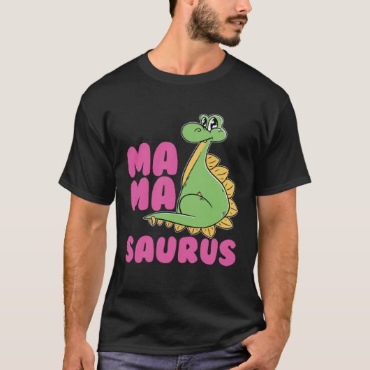 T-shirt Mamasaurus Dinosaur Dino (Devant)