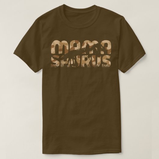 T-shirt Mamasaurus Dinosaure Squelette Caméra Mama Saurus (Design devant)