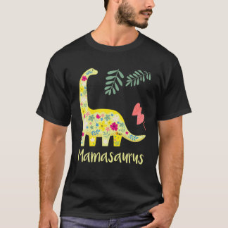 T-shirt Mamasaurus Femme - Cute Dino Mère Maman Dinosaur