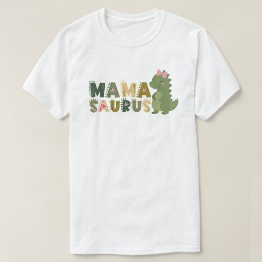 T-shirt mamasaurus l Papaasaurus  (Design devant)