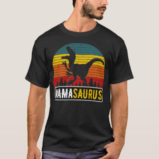 T-shirt MamaSaurus Maman TRex Dinosaur Mère rétro