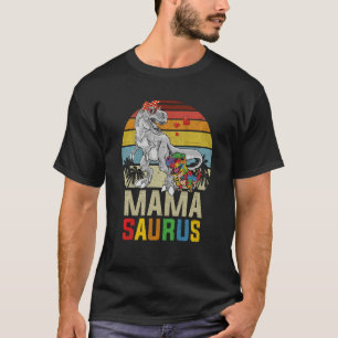 T-shirt Mamasaurus Rex Dinosaur Mama Saurus Autisme