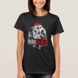 T-shirt Mamasaurus Rex Dinosaur Mama Saurus Family Matchin
