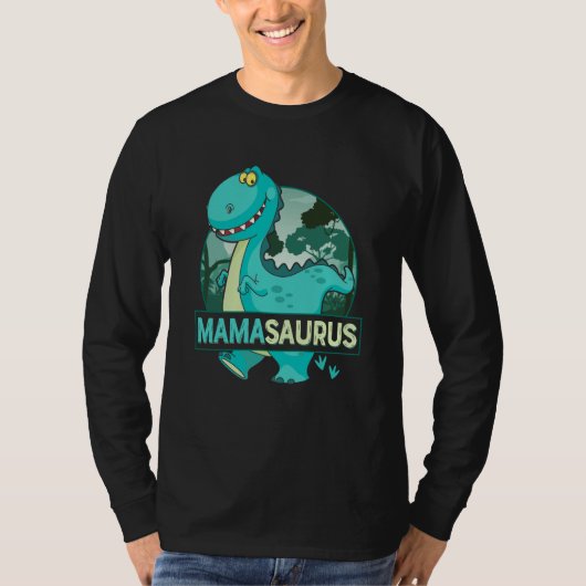 T-shirt Mamasaurus Rex Dinosaur Mama Saurus Family Matchin (Devant)