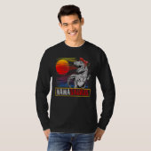 T-shirt Mamasaurus Rex Dinosaur Retro Sunset fête des mère (Devant entier)