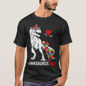 T-shirt Mamasaurus Rex Sensibilisation sur l'autisme Autis (Devant)