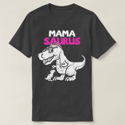 T-shirt Mamasaurus T Rex Dinosaur Mama Saurus Famille Moth (Design devant)