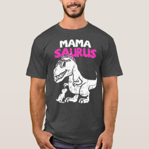 T-shirt Mamasaurus T Rex Dinosaur Mama Saurus Famille Moth