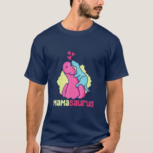 T-shirt Mamasaurus T Rex Dinosaur Mama Saurus Fête des mèr (Devant)