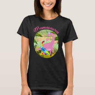 T-shirt Mamasaurus T Rex Dinosaure Maman Saurus Sensibilis