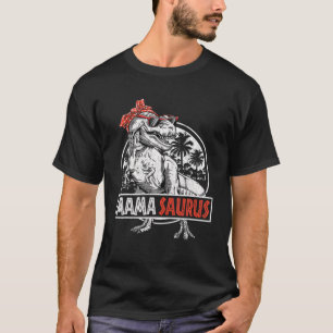 T-shirt Mamasaurus T Rex Dinosaures Bandana Saurus Famille