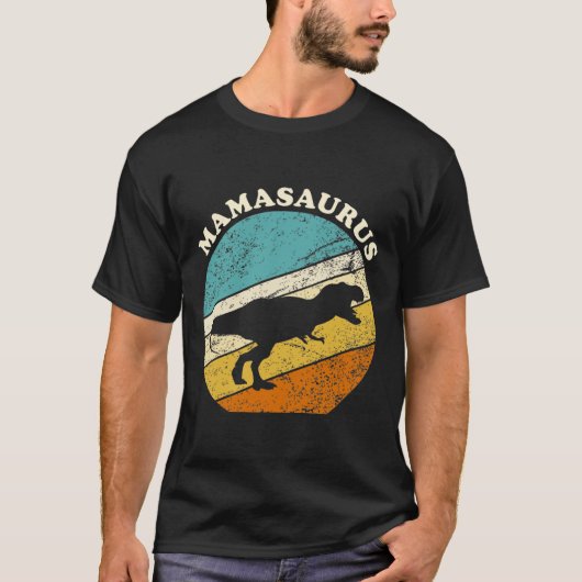 T-shirt Mamasaurus Vintage (Devant)