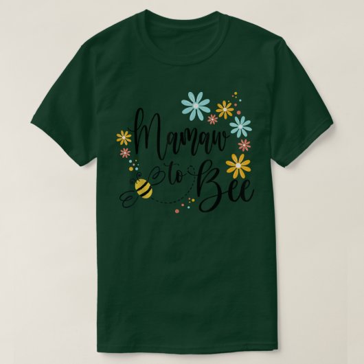 T-shirt Mamaw To Bee, Mignonne Faire-part De Grossesse Pou (Design devant)