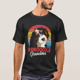 T-shirt Mamie Bernedoodle propriétaire de chien femme