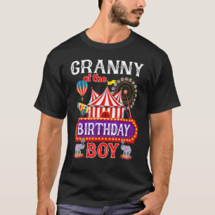 T-shirt Mamie De L'Anniversaire Garçon Ringmaster Cirque T