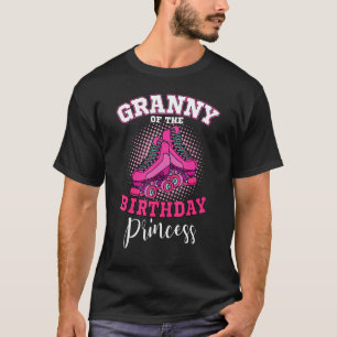 T-shirt Mamie De L'Anniversaire Princess Roller Skates Ska