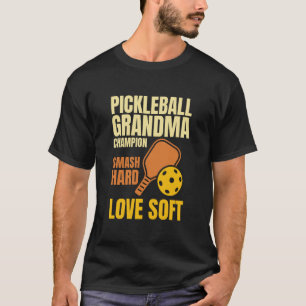 T-shirt Mamie de pickleball champion drôle smash dur amour