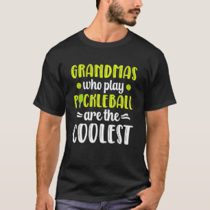 T-shirt Mamie de pickleball Mamie la plus cool pickleball