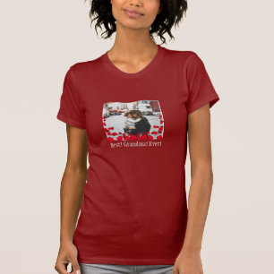 T-shirt Mamie la plus adorable ! Photo de famille personna