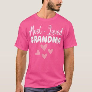 T-shirt Mamie la plus aimée - Grand-mère - Meilleure grand