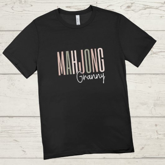 T-shirt Mamie Mahjong | Funny mahjong