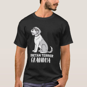 T-shirt Mamie propriétaire de chien Terrier tibétain