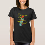 T-shirt Mamma of the Birthday Mermaid Daughter Bday Girl B<br><div class="desc">Mamma of the Birthday Mermaid Daughter Bday Girl Birthdate.</div>