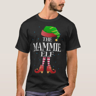 T-shirt Mammie Elf Matching Famille Amusante Grand-mère No