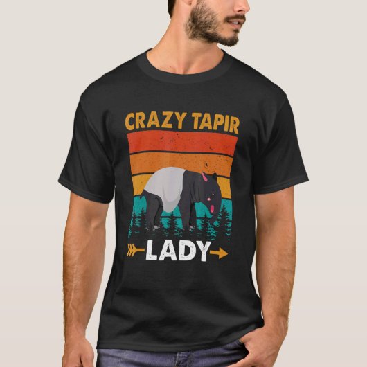 T-shirt Mammifère De Lady Tapir D'Amérique Du Sud Faune (Devant)