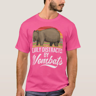 T-shirt Mammifère Marsupial Facilement Distrait Par Wombat
