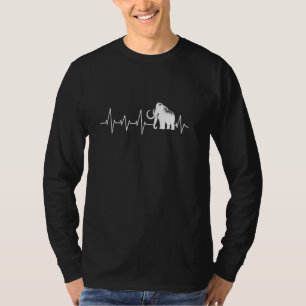 T-shirt Mammoth laine Coeur-battement Chemise laine Mammot