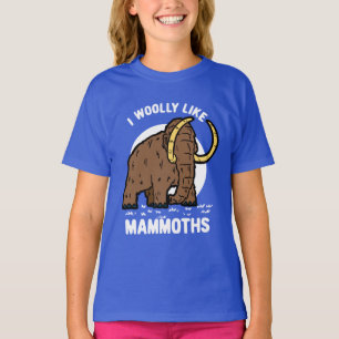 T-shirt Mammoth laine mignonne drôle animal préhistorique