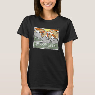 T-shirt Mammoth Lakes California Mountains Sunshine CA Tri